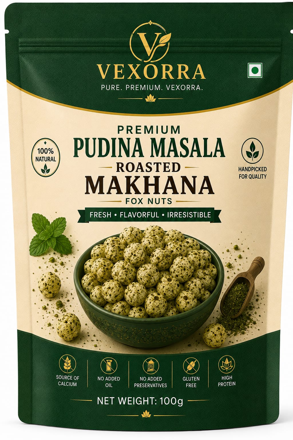 VEXORRA Pudina Masala Makhana