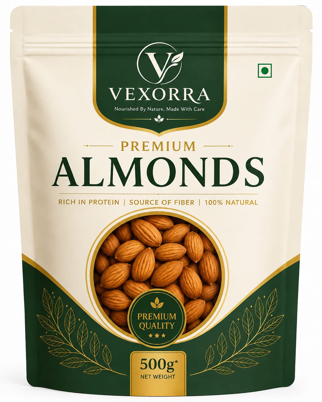 VEXORRA Premium Almonds 500g