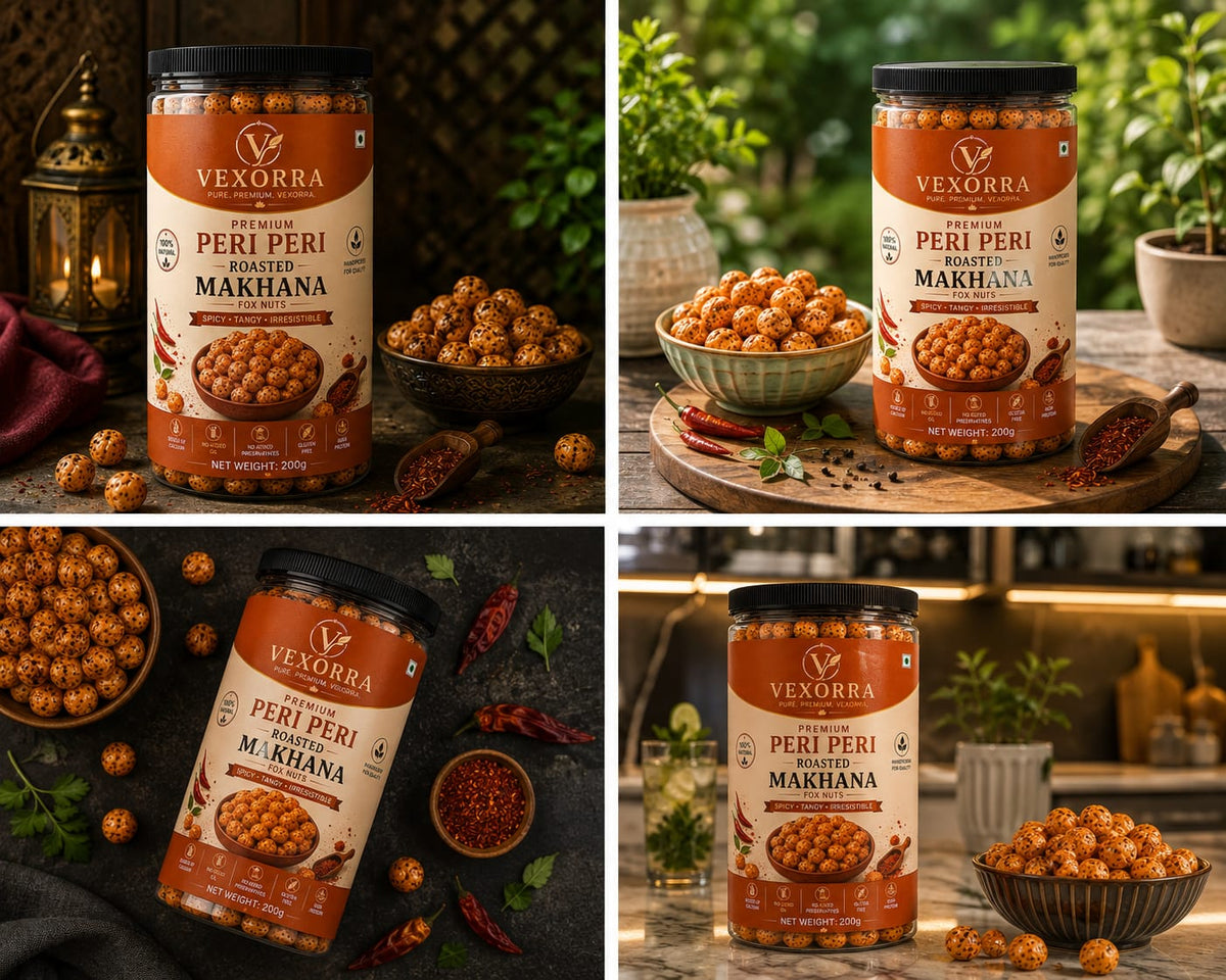 VEXORRA Peri Peri Roasted Makhana